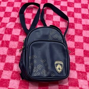 Marvel Navy Backpack with Gold Details